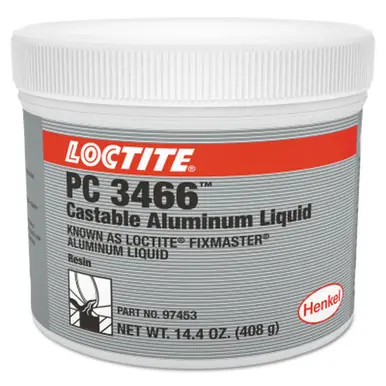 LOCTITE 235614 Fixmaster Aluminum Liquid, 1 lb, Kit, Aluminum