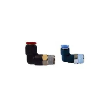 Midland Industries 269PPSC-8MMX1/8 -Champion Brass 90° Swivel Elbow, 8 mm Push" Tube x 1/8" Male
