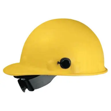 Honeywell P2AQRW02A000 P2 Series Roughneck Hard Cap, SuperEight Ratchet w/ Quick-Lok, Yellow