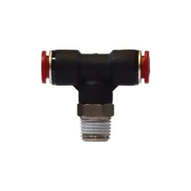 Midland Industries 20810 - Swivel Branch Tee, 10mm Push-In x 10mm Push-In x 1/2" Male BSPT,