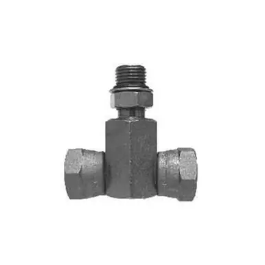 Midland Industries 6911NWO88 - Tee, 3/4" Male ORB x 1/2" FNPSM x 1/2" FNPSM, Steel