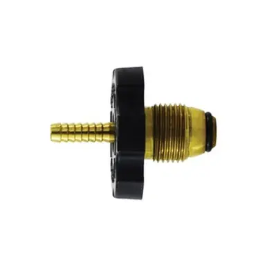 Midland Industries 34074 - Soft Nose Adapter w/ Plastic Wheel, 0.88" Male POL x 1/4" Hose Barbed,