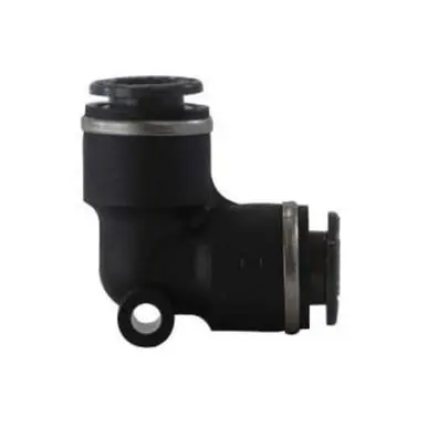 Midland Industries 650400C - 90° Union Elbow, 1/4" Push-In x 1/4" Push-In, Composite