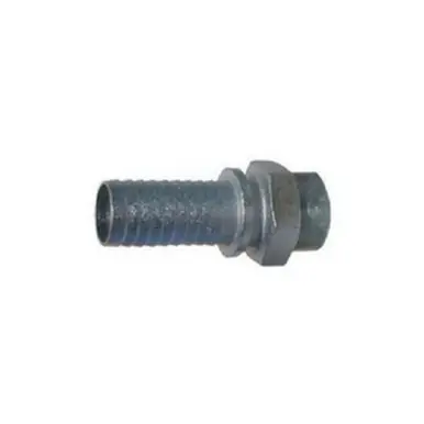 Midland Industries GJM-200-DP - High Pressure Stem, 2" MIP x 2" Barb, Iron, Plated
