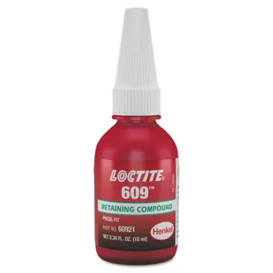 LOCTITE 135511 609 Retaining Compound General Purpose 10ml Bottle Green 3000psi