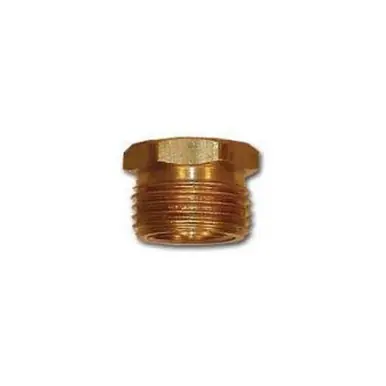 Midland Industries 80GH - Rigid Adapter, 3/4" MGH x 1/2" FPT, Brass