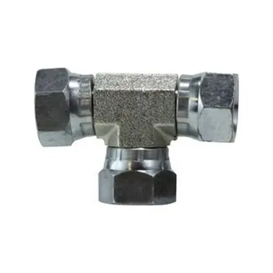 Midland Industries 160344 - Swivel Union Tee, 1/4" FNPSM x 1/4" FNPSM x 1/4" FNPSM, Steel