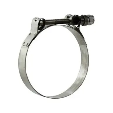 Midland Industries 840175 - T-Bolt Hose Clamp, 1-13/16" Nominal, 1-5/8" Min. Clamp Dia., Stainless