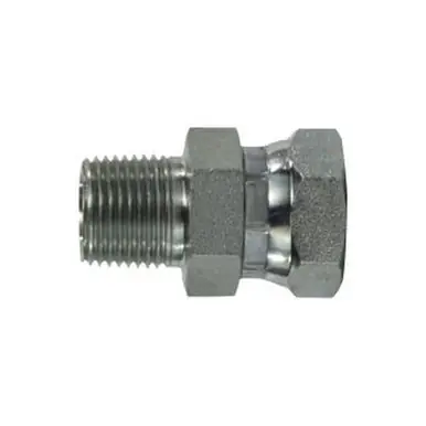 Midland Industries 140448 - Swivel Adapter, 1/4" MPT x 1/2" FNPSM, Steel