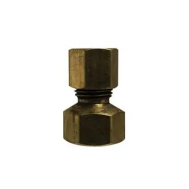 Midland Industries 700097-0604 - Adapter, 3/8" Female Compression x 1/4" Compression, Brass