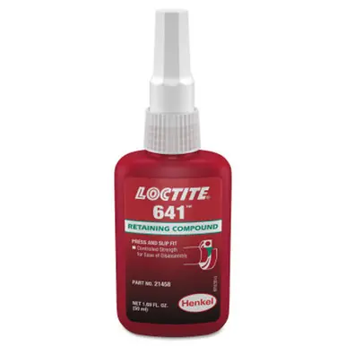 LOCTITE 231121 641 Retaining Compound Controlled Strength 50ml Bottle 1700psi