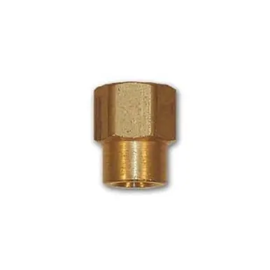 Midland Industries LF119-42 - Reducing Coupling, 1/4" FPT x 1/8" FPT, 0.94" Brass