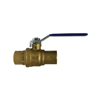 Midland Industries 940216LF - Ball Valve, 1-1/2" Nominal, C x C, 600 psi WOG Pressure, -20 to 248° F