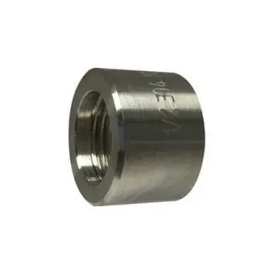 Midland Industries 63774B1 - Barstock Half Coupling, 3/4" FPT x 3/4" Butt Weld, Stainless Steel