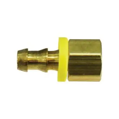 Midland Industries 30399 - Straight Adapter, 3/4" Push-On Hose Barbed x 1/2" FIP, Brass