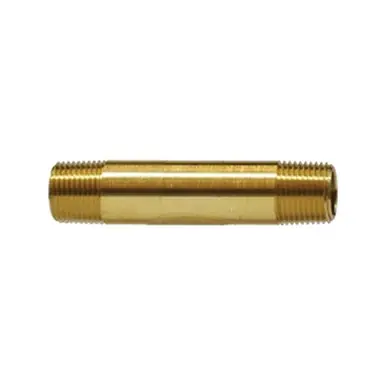Midland Industries 28136 - Long Pipe Nipple, 3/4" NPTF x 3/4" 1-1/2", Brass