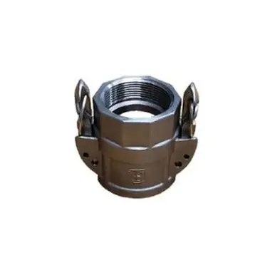 Midland Industries CGDSL-600-SS1 - Cam & Groove Self-Locking Crimplok Coupler, 6" Type D x 6" FPT,