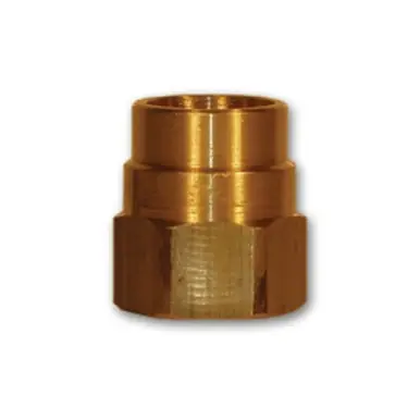 Midland Industries HE61-8 - Hose End Nut, 1/2" Hose Barbed, Brass
