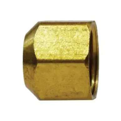 Midland Industries 10077SS - Flare Pipe Cap, 3/8" Flared, Stainless Steel