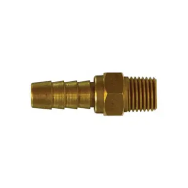 Midland Industries 32781 - High Volume Swivel Adapter w/ Nitrile Buna O-Ring, 3/8" Hose Barbed x