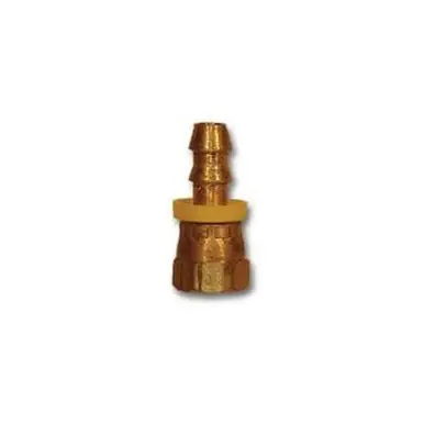 Midland Industries 29PO6-66 - Swivel Adapter, 3/8" Hose Barbed x 3/8" 45° Female Flared, Brass