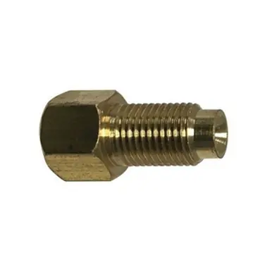 Midland Industries 12205 - Adapter, 3/16" Female Inverted Flared x M10 Male Inverted Flared, Brass