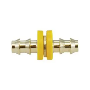 Midland Industries 30302 - Hose Splicer, 1/2" Push-On Hose Barbed x 1/2" Push-On Hose Barbed, Brass