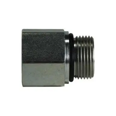 Midland Industries 704244 - Straight Adapter, 1/4" NPT(F) x 1/4" Male BSPP, Steel