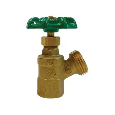 Midland Industries 942132LF - Angle Hose Boiler Drain Valve, 1/2 x 3/4" Nominal Pipe, FIP Connection