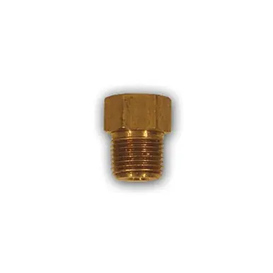 Midland Industries 2234X5 - Adapter, 5/16" Inverted Flared x 1/4" NPT(M)F, Brass