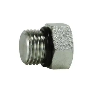 Midland Industries 6408O16 - Hex Head Plug, 1-5/16" Male ORB, Steel