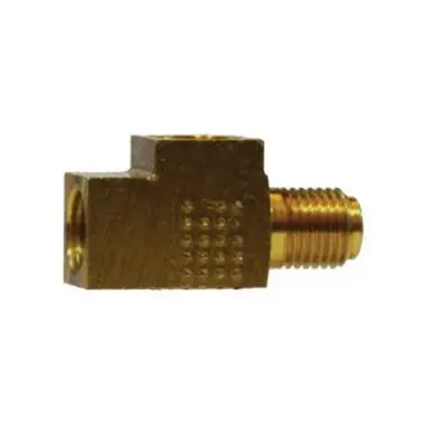 Midland Industries 12148 - Towed Trailer Brake Tee, 3/16" Inverted Flared Seat x 3/16" Inverted