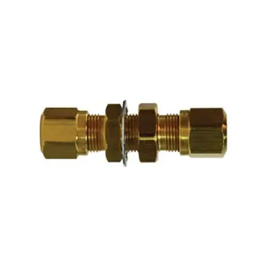 Midland Industries 38031 - Bulkhead Air Brake Union, 5/8" 5/8" Brass