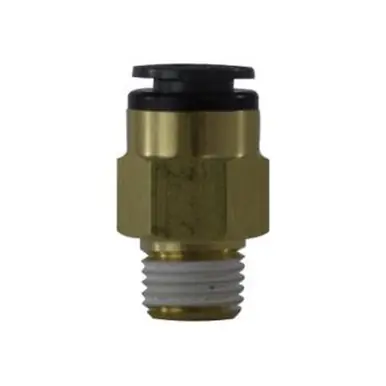Midland Industries 685301C - Straight Adapter, 5/32" Push" Tube x 1/16" MPT, Composite