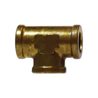 Midland Industries 28048 - Reducing Tee, 3/4" FIP x 3/4" FIP x 1/2" FIP, Brass