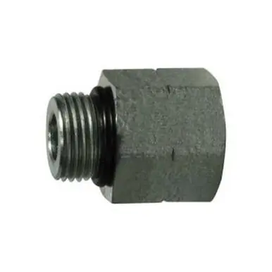 Midland Industries 6410O2420 - Reducer/Expander, 1-7/8" Male ORB x 1-5/8" Female ORB, Steel