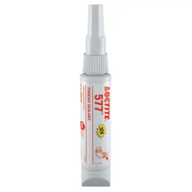 LOCTITE 2068749 577 Thread Sealant, Coarse Threads, 50ml Tube, Yellow
