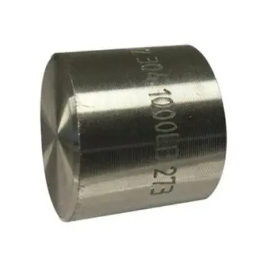 Midland Industries 63471B1 - Barstock Cap, 1/4" FPT, Stainless Steel, 1000 lb