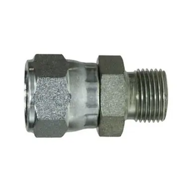 Midland Industries 70221212 - Adapter, 3/4" FJIC x 3/4" Male BSPP Swivel, Steel