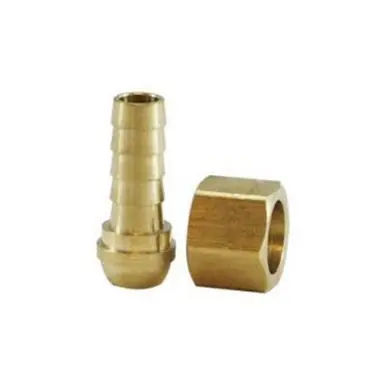 Midland Industries 29FS-54 - Ball End Swivel Connector, 5/16" Hose x 1/4" NPSM, Brass