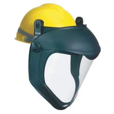 Honeywell S8505 Bionic Face Shield w/ Hard Hat Adapter, Clear/Black, 11 in
