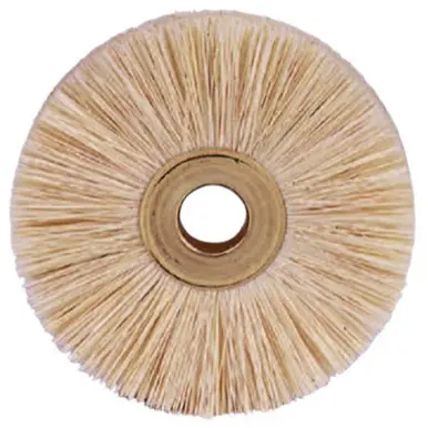 WEILER 17453 Copper Center Tampico Wheel, 3" Diam, 1/2 Arbor, 20000RPM (10pk)