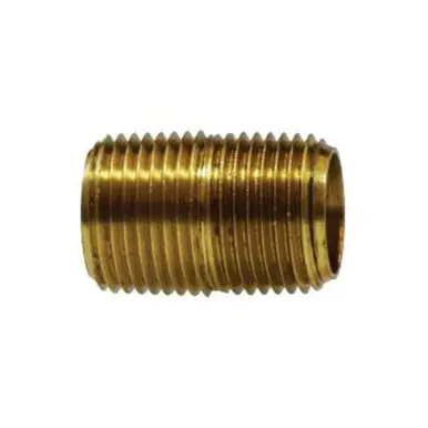 Midland Industries 28135 - Close Nipple, 3/4" NPT(M)F x 3/4" NPT(M)F, 1.31" Brass