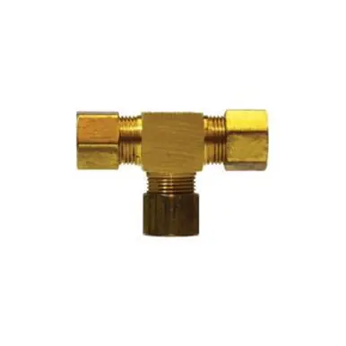 Midland Industries LF264X10 - Tee, 5/8" Compression x 5/8" Compression x 5/8" Compression, Brass