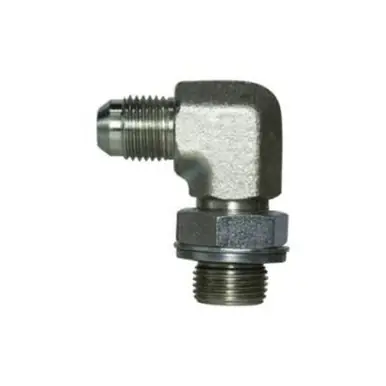 Midland Industries 7202NWO108 - 90° Elbow, 7/8" JIC x 1/2" Male BSPP, Steel