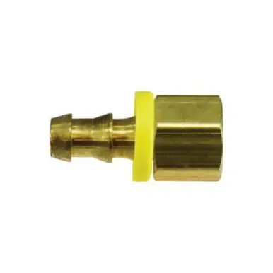 Midland Industries 30403 - Rigid Adapter, 5/8" Push-On Hose Barbed x 3/4" FPT, Brass