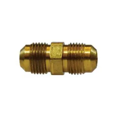 Midland Industries U2-10 -Champion Brass 42 Series Union, 5/8" SAE 45° Flared x 5/8" SAE 45° Flared,