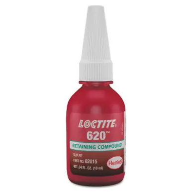LOCTITE 234772 620 Retaining Compound, High Temp, 10.00ml Bottle, Green, 3800psi