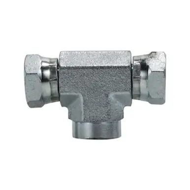 Midland Industries 160286 - Tee, 1/2" FNPSM x 1/2" FNPSM x 3/8" FPT, Steel