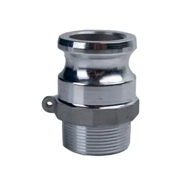 Midland Industries E-CGF-100-A1 - Economy Series Cam & Groove Adapter, 1" Type F x 1" NPT(M),